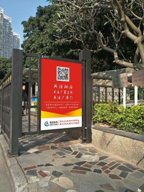 连云港高新区人行通道喷塑广告单门